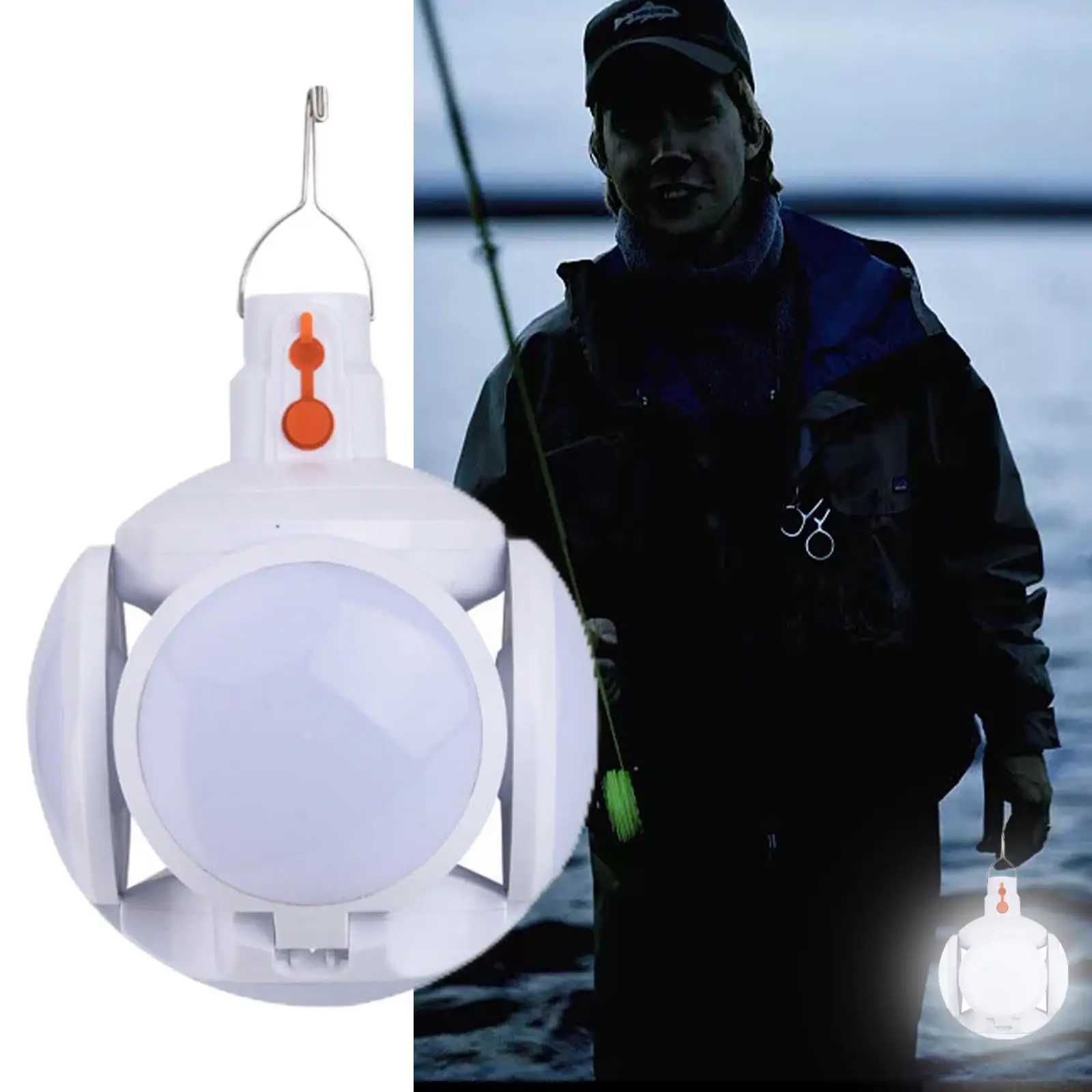 

Football LED Bulb Handheld 3.7V E27 360 Degrees Lights for Night Fishing Warehouse Workshop