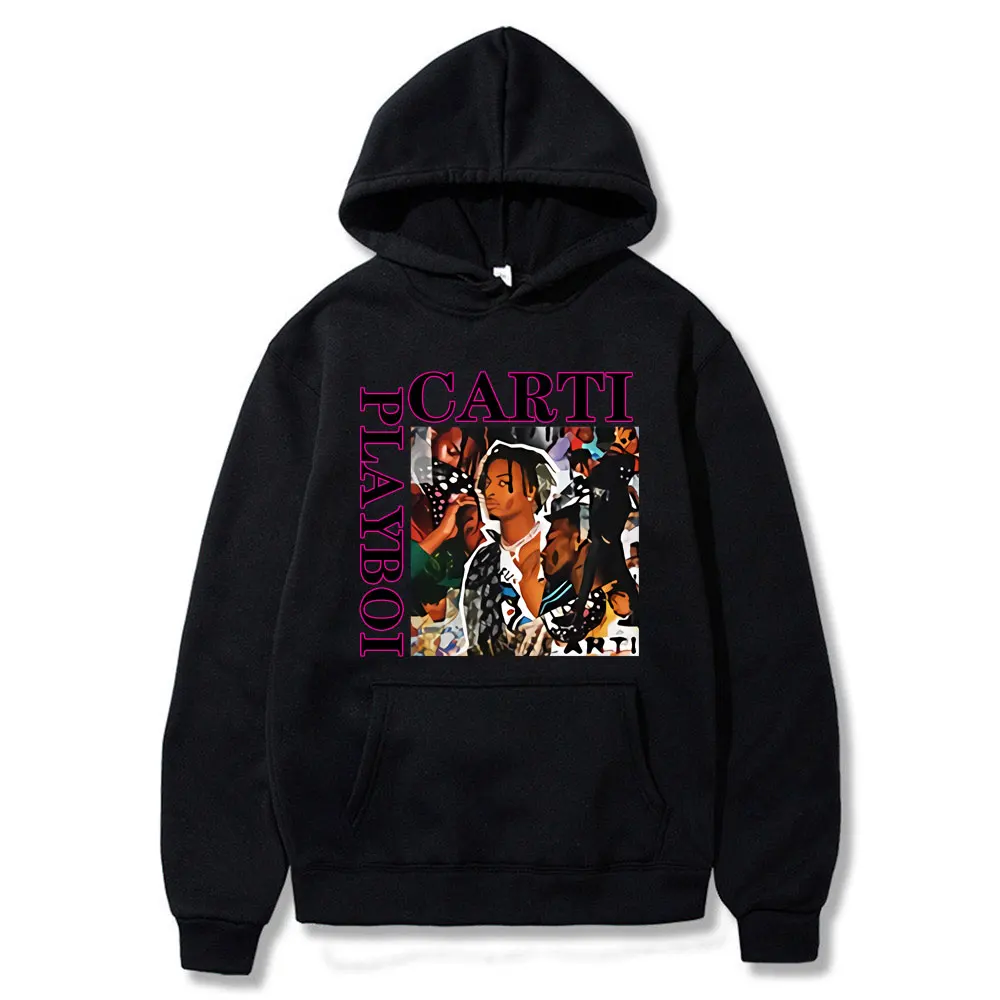 

Playboi Carti Hoodie Men Women Fashion Coat Rock Hip Hop Hoodies Kids Clothing Men Sweats Boy Hoodie Men's Clothing Pullover Rap