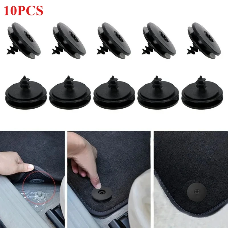 

Универсальные Зажимы Для Автомобильных Ковриков, 10/20 Шт., Противоскользящие Автомобильные Крепления Для Ковров, АБС-пластик