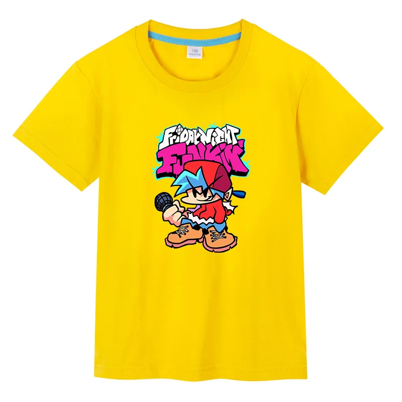 Детская футболка Friday Night Funkin летняя детская с короткими рукавами уличная одежда