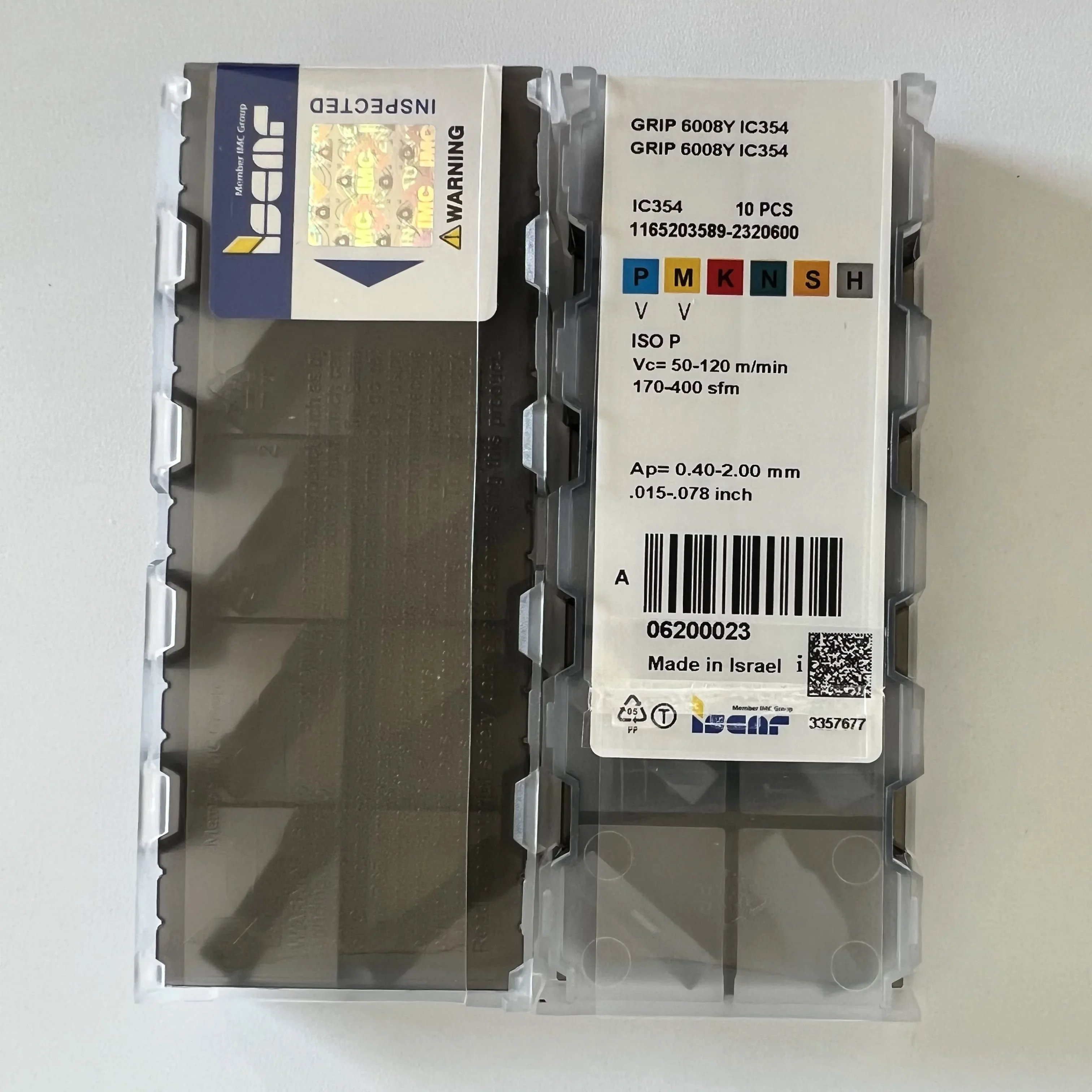 Лезвие GRIP6008Y IC354 CNC
