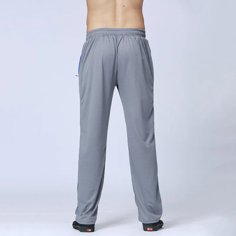 Летние мужские штаны для рыбалки свободные Дышащие длинные спортивные брюки