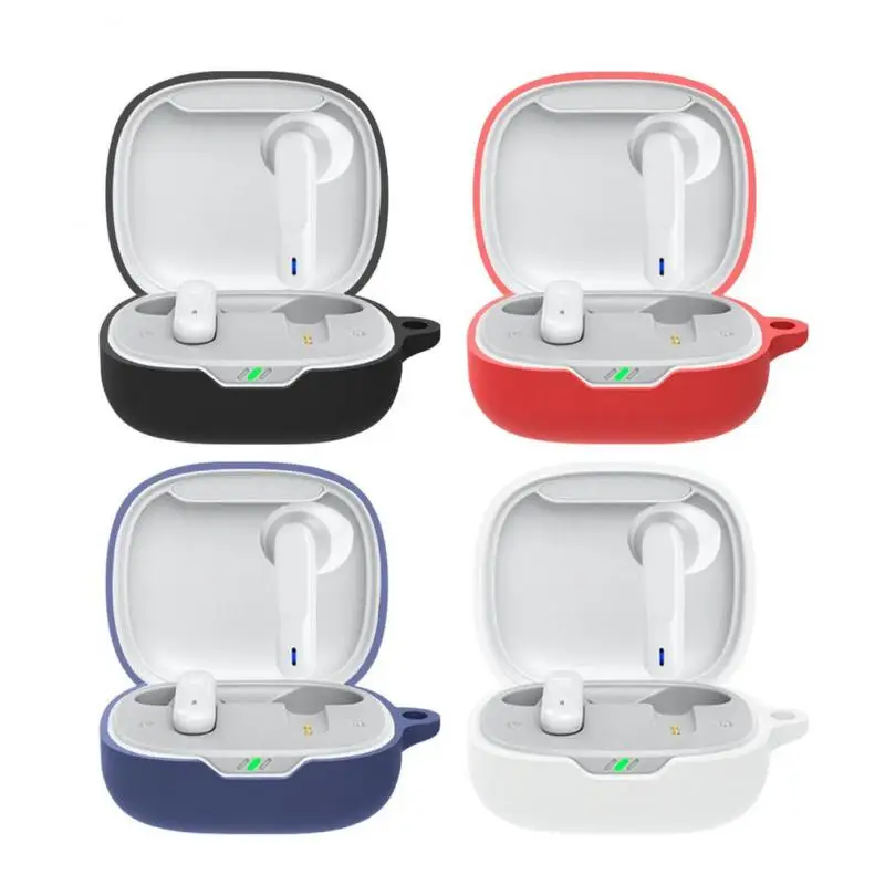 

1PC Silicone Case For W300TWS Earphone Protective Cover Cases For WAVE 300 TWS Charging Box Protection Cover With Hook