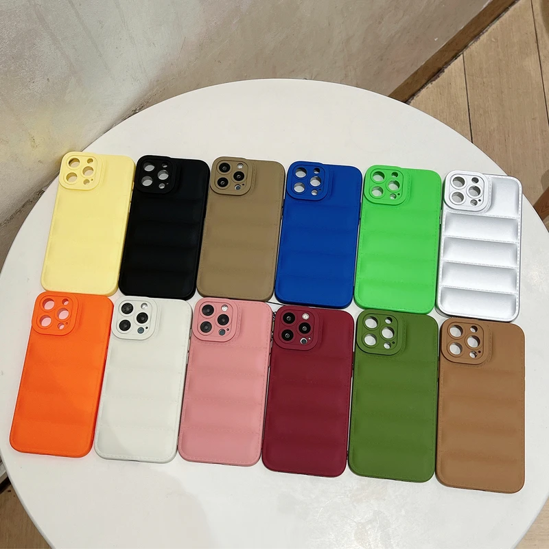 Чехол-пуховик для iPhone 13 12 11 Pro Xs Max X Xr 7 8 Puls SE | Мобильные телефоны и аксессуары