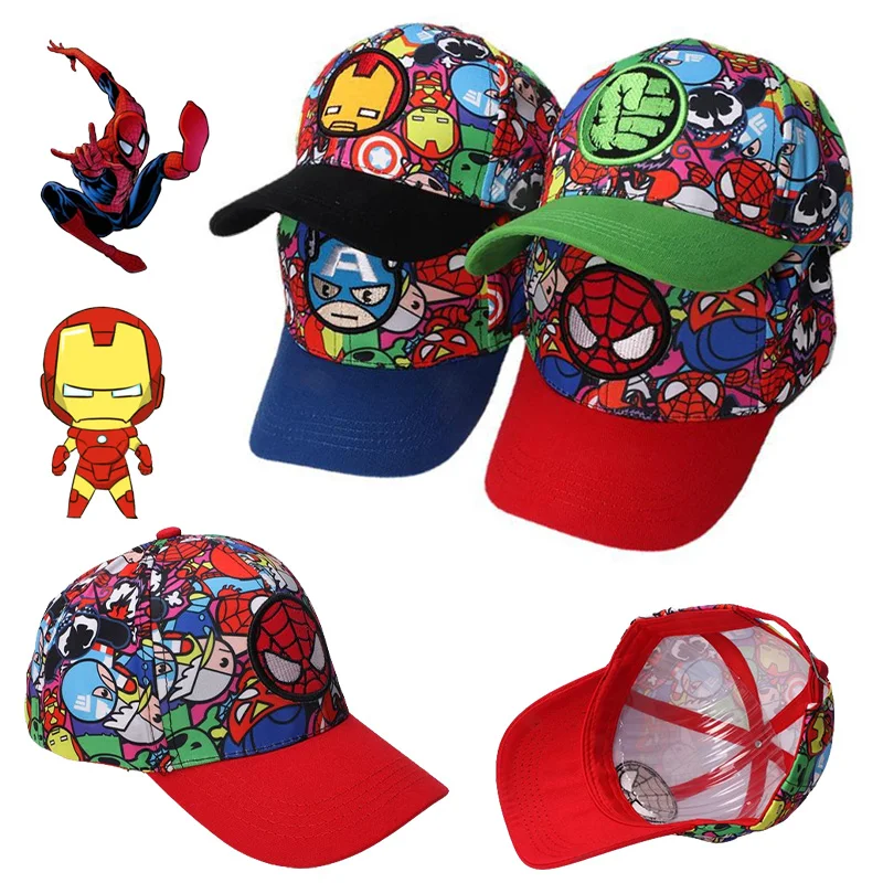 Кепка с вышивкой Человек-паук для мальчиков