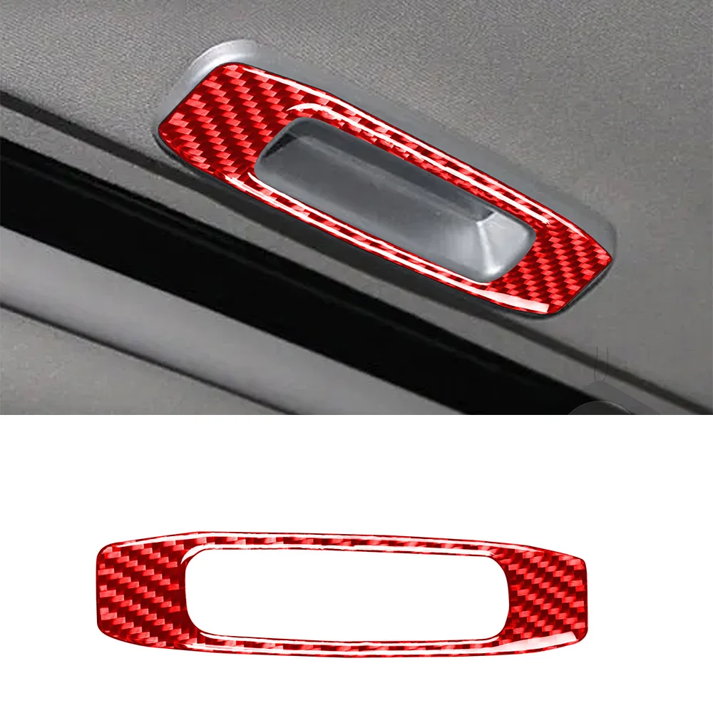 

Sunroof Handle Decoration Cover Trim Sticker Decal for Mitsubishi Lancer EVO 2008-2015 Car Interior Accessories Carbon Fiber