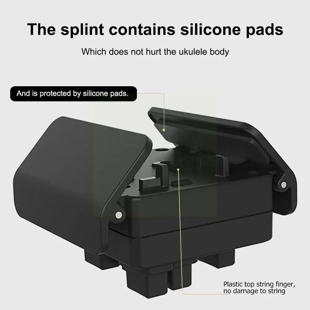 

Learning System Practrice Aid Portable Ukulele Chord Beginner Trainer Musical O8e6