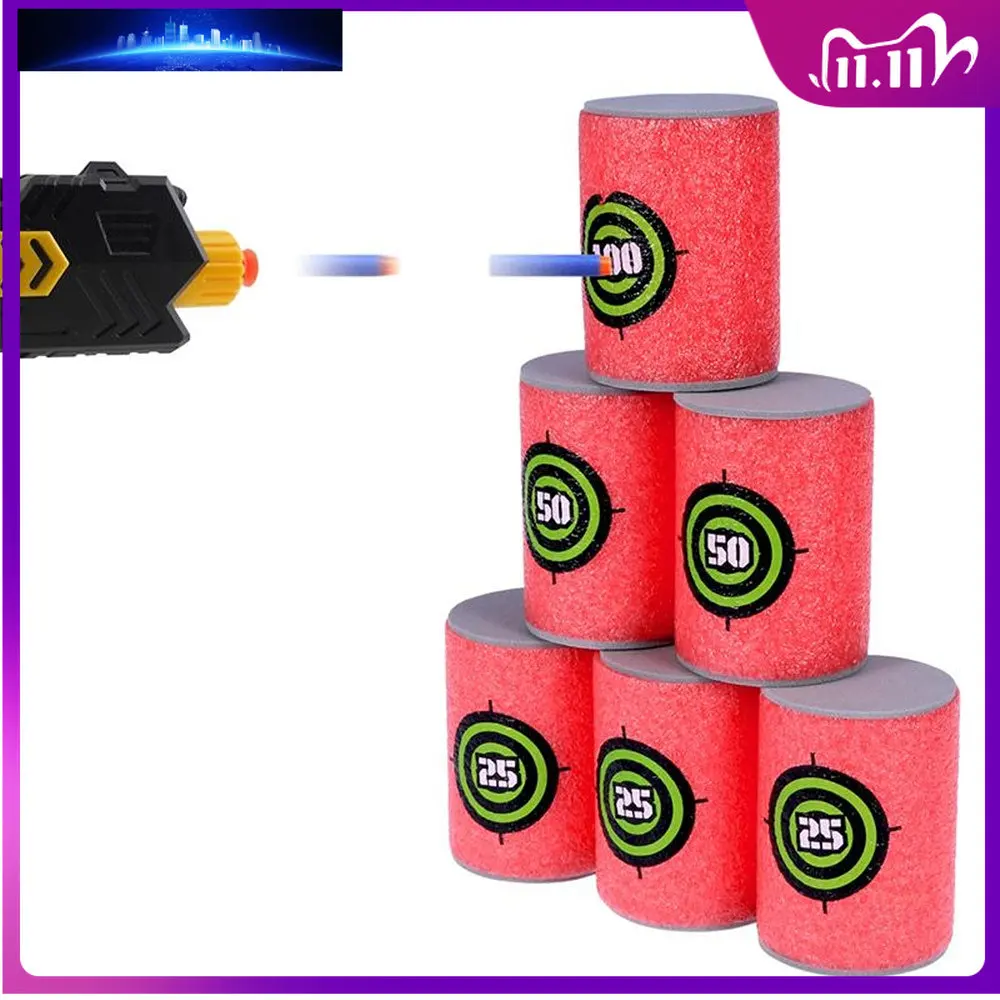 

6 шт., банки для мишени, планета, мишени, Дротика, игрушки для Nerf N-strike, фиксированные Элитные игры, Детские тренировочные принадлежности, игру...