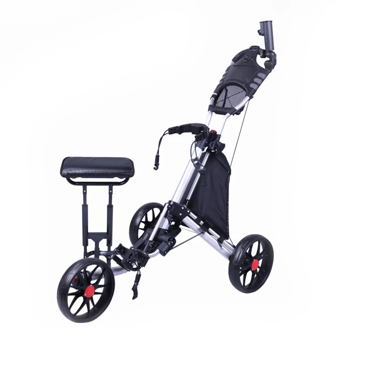 2021 Stainless Steel Electric Buggy Golf Cart Folding Golf Trolley