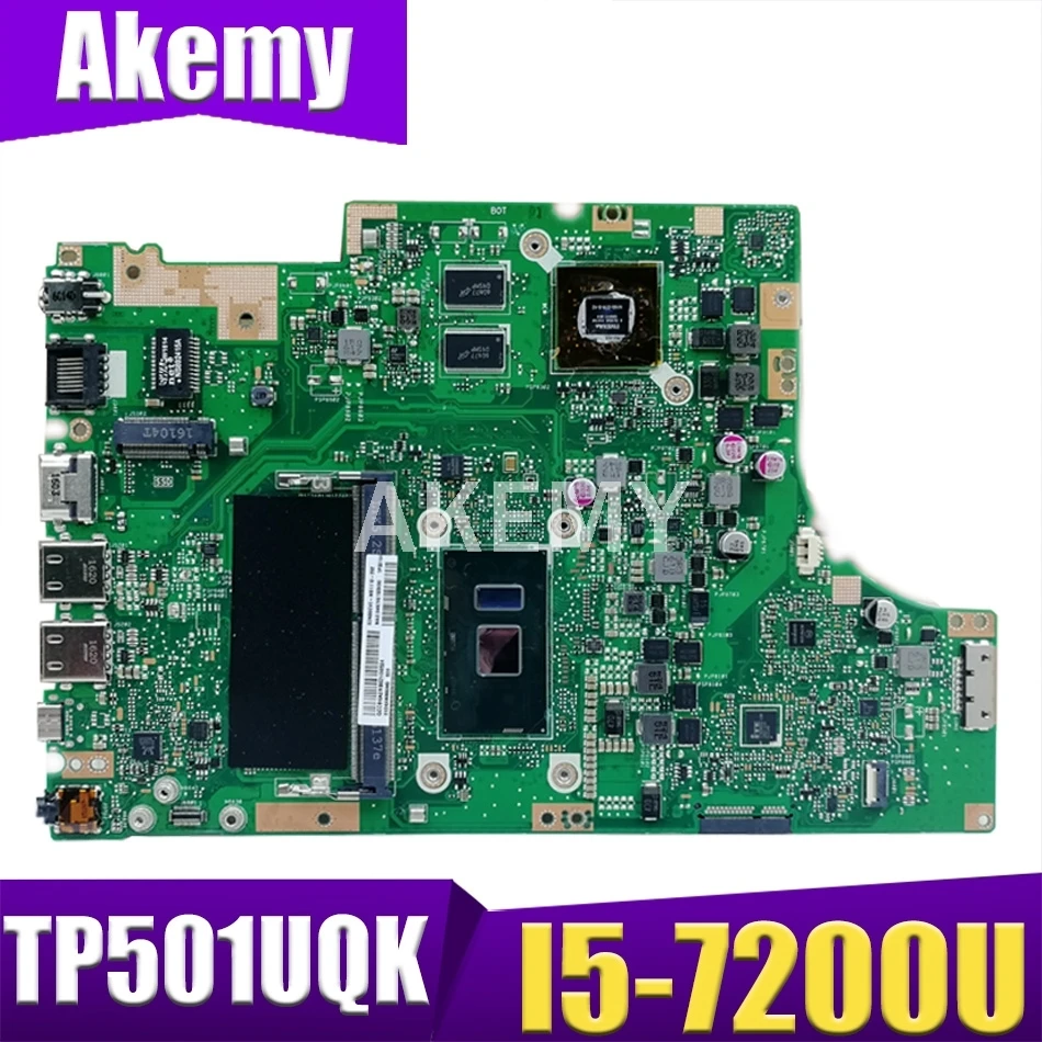 

Новинка, материнская плата JIANSU TP501UQ Материнская плата ASUS VivoBook TP501UQK TP501UQ TP501UB TP501U, протестирована нормально, графический процессор GeForce 940MX