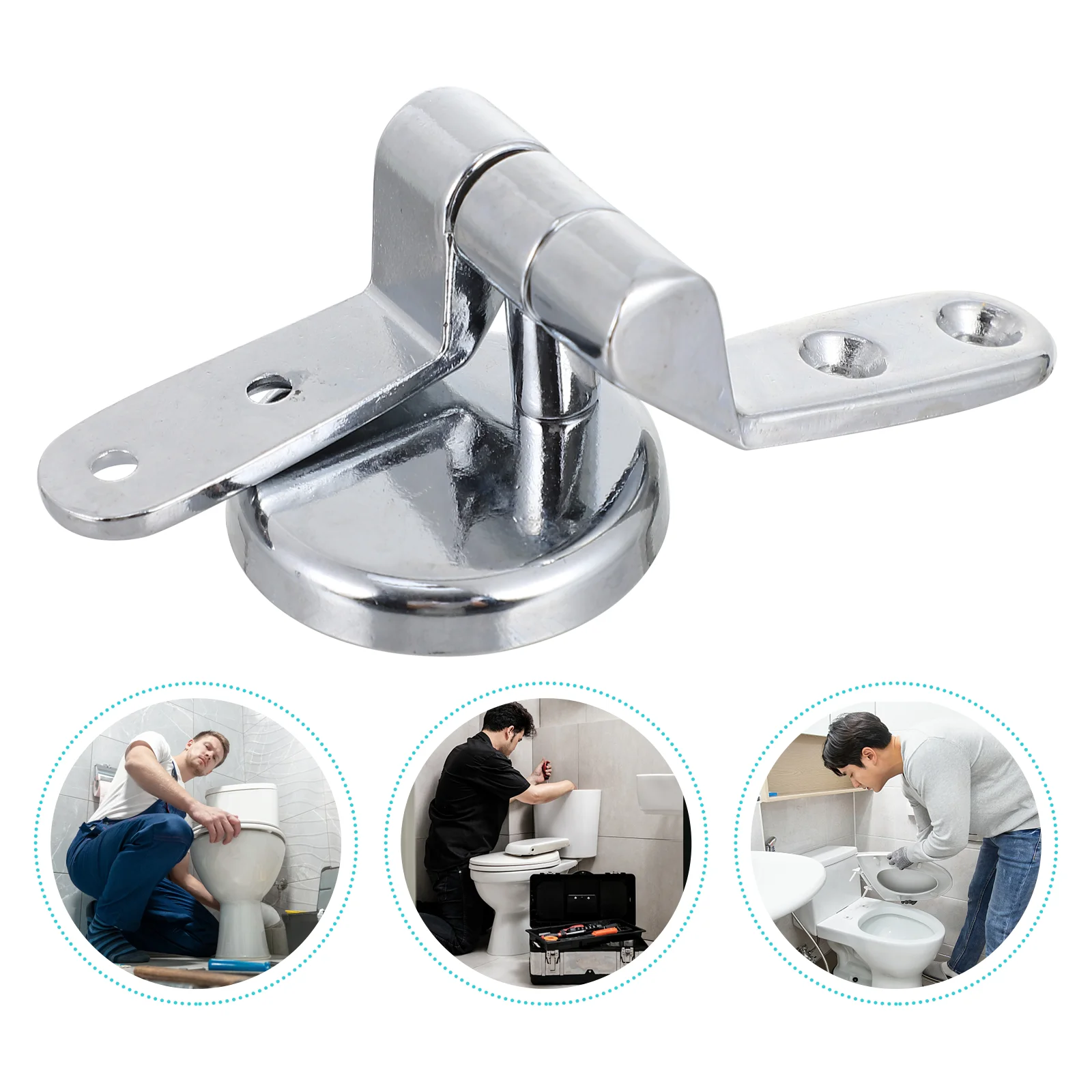 

Toilet Lid Hinge Seat Accessories Cover Fitting Fixing Zinc Alloy Home Tool Cistern Bolts