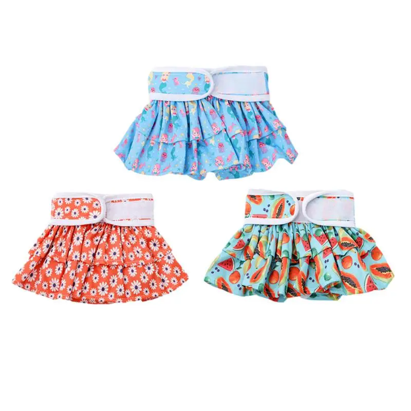 

Dog Diapers For Female Dogs Diaper Reusable Female Dog Pants 3pcs Leak-proof Highly Absorbent Dog Pants For Outdoor Traveling