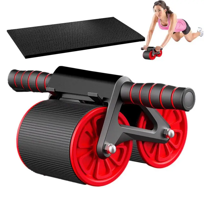 

Ab Wheel Self Rebound Abdominal Machine With Nonslip Removable Handle Men Women Endurance Training Abdominal Exerciser For Core