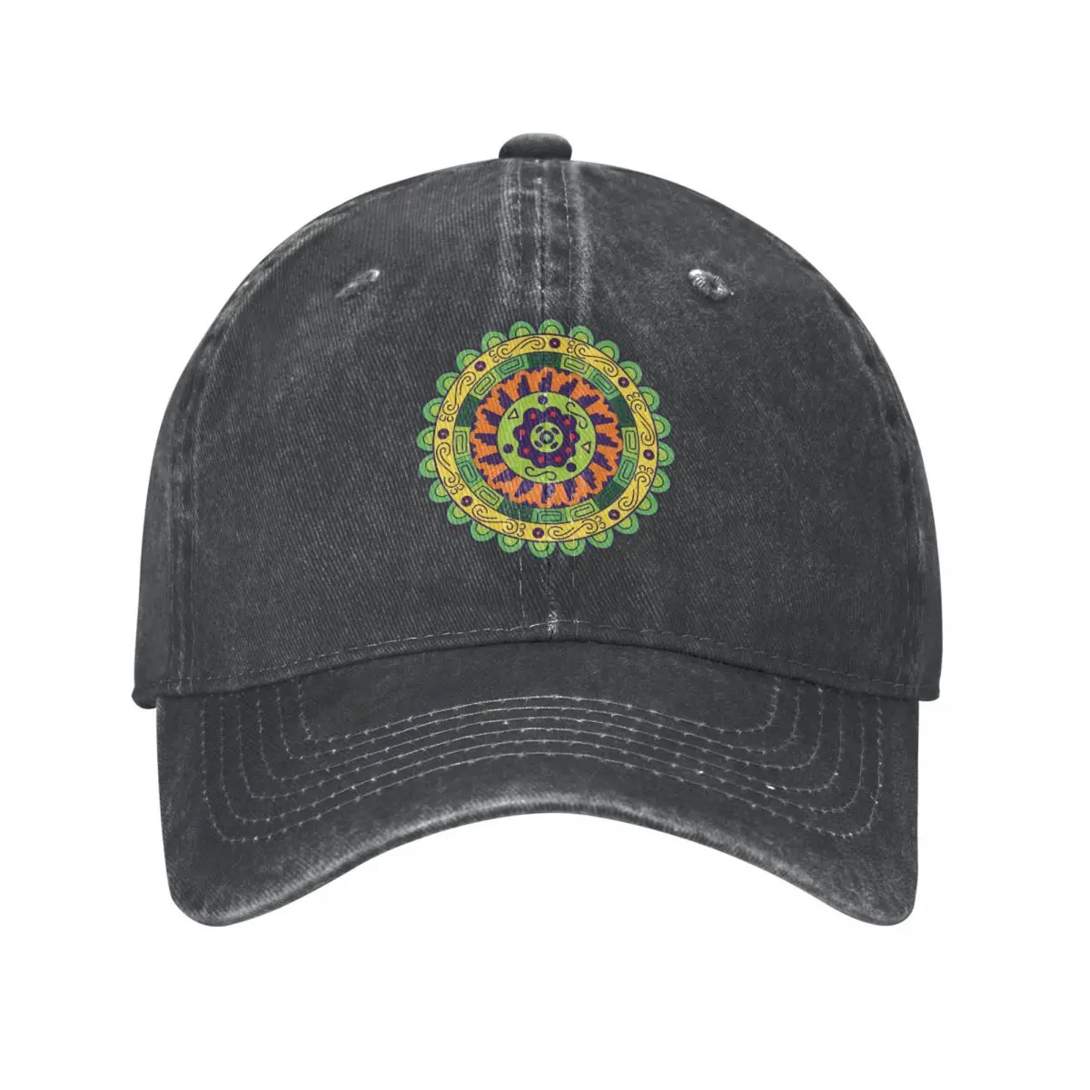 

Colorful Tribal Ornament Baseball Cap cowboy hat Peaked cap Cowboy Bebop Hats Men and women hats
