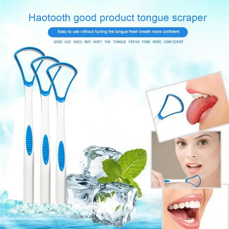 

1pcs Tongue Scraper Soft Silicone Tongue Brush Clean Tongue Surface Oral Cleaning Brush Healthy Fresh Breath Cleaner Tools