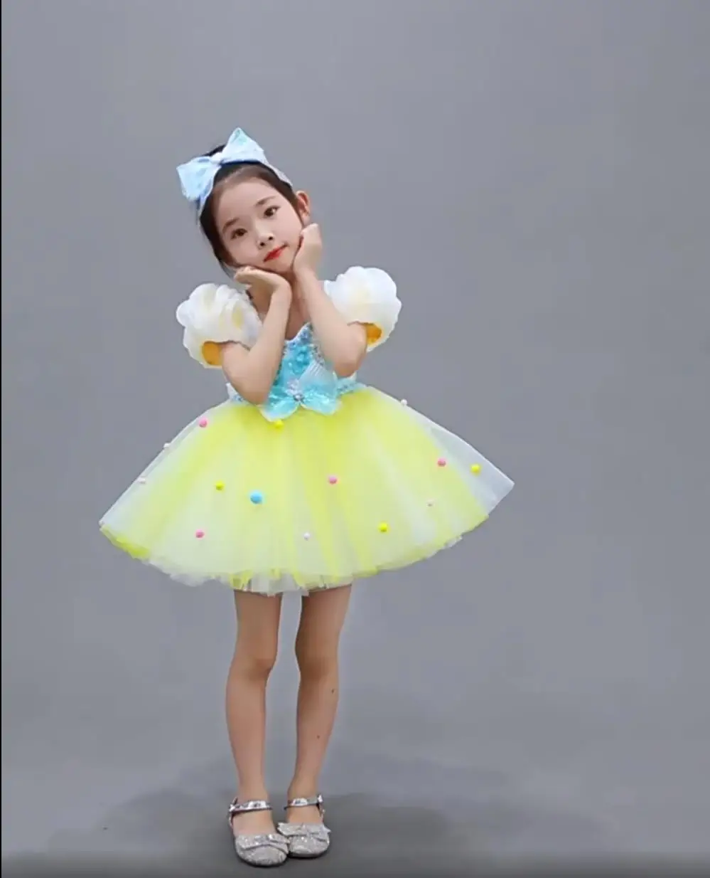 Детская одежда для бальных танцев девочек костюм современных джазовых с