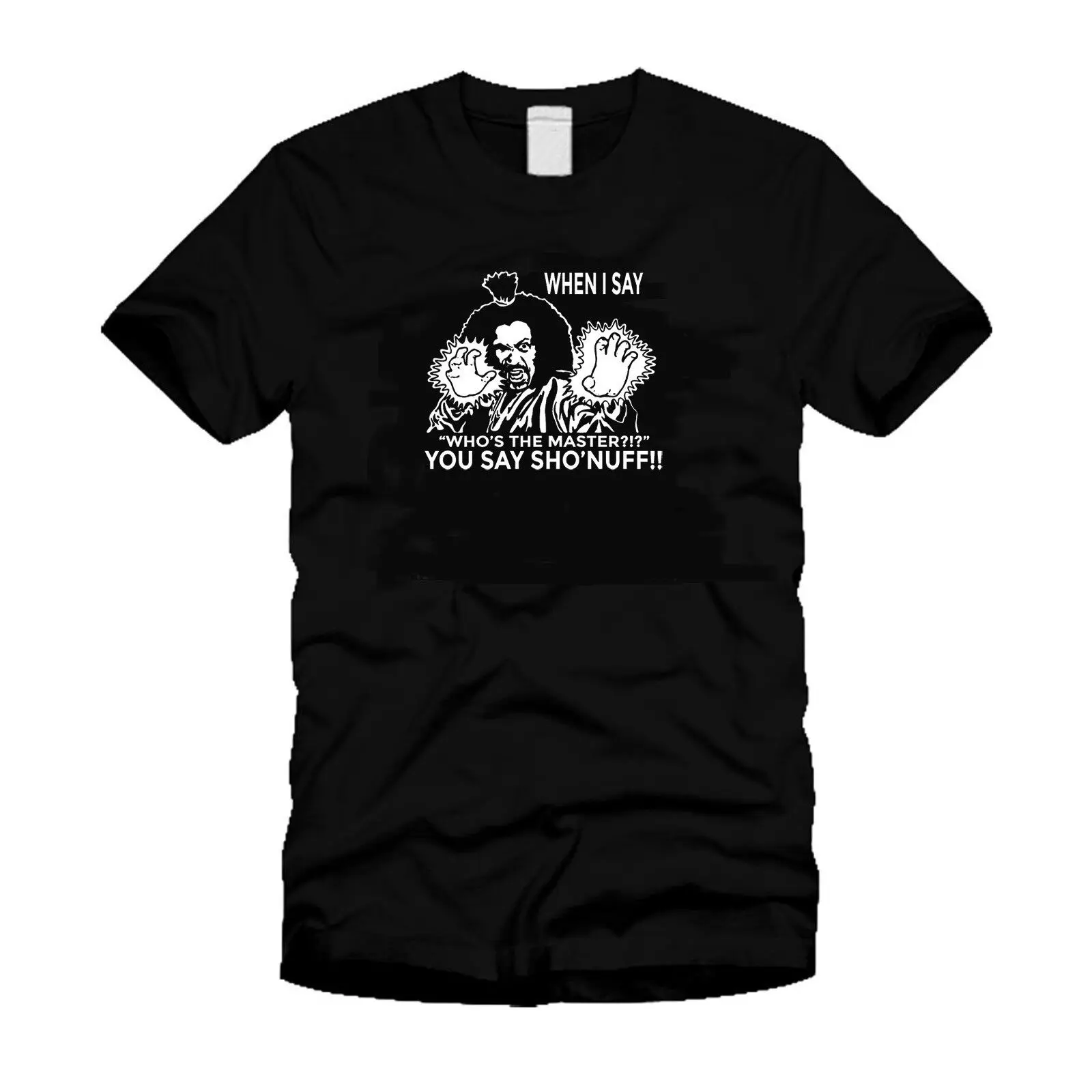 Забавная крутая черная футболка с изображением героев мультфильма Мастер шуа