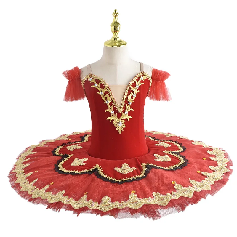 Женская Черная профессиональная балетная юбка-пачка для детей и взрослых