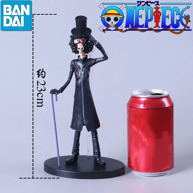 

Anime 23cm One Piece Figure Brooke Pvc Model Toy Figure Black Series Doll Toy Collection Ornament Decoration Kids Birthday Gift