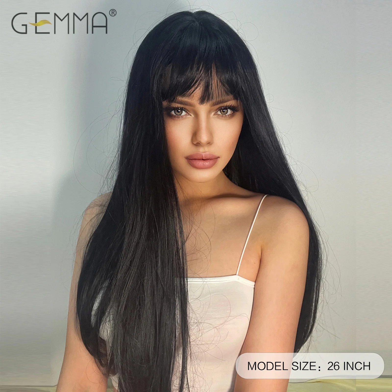 Рисунок 2 - Длинный прямой синтетический парик GEMMA