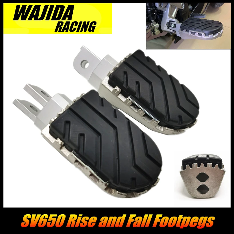 

FOR SUZUKI SV650 SV 650 Motorcycle Accessories Front Footpegs Foot Rest Peg