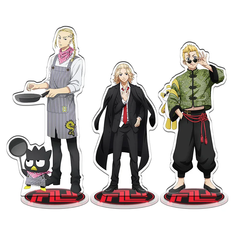 

Anime Figure Tokyo Revengers Cosplay Acrylic Stand Ran Rindo Haitani Original Doujin Model Plate Fans Gifts Collection HOT