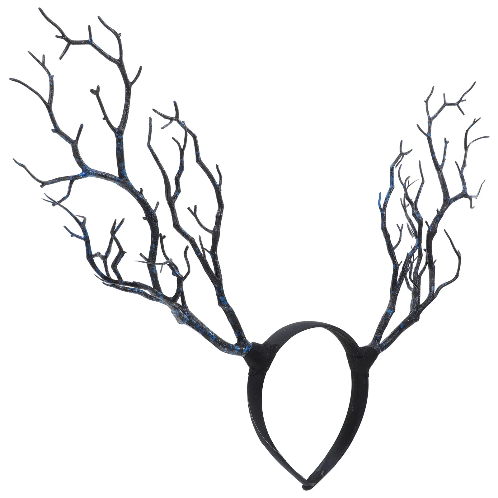 Тиара ведьмы аксессуар для головы на Хэллоуин обруч волос в форме рога повязка