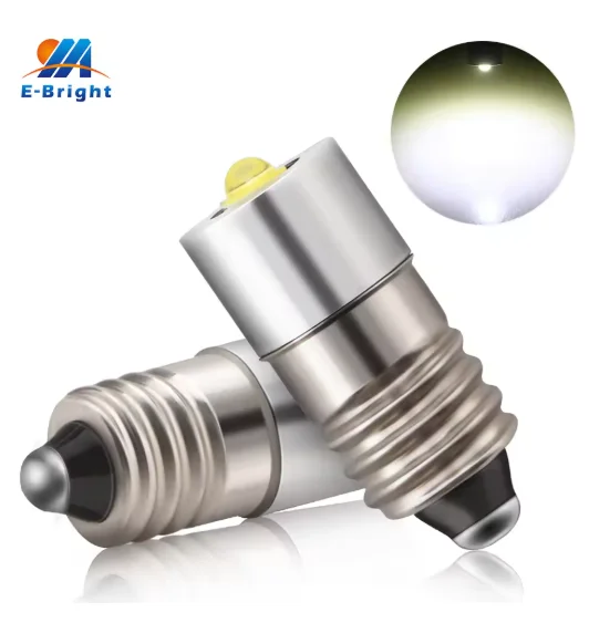 

10 шт. 7500K E10 неполярный AC/DC 6 В 6,3 В до 24 В 3535 светодиодный 3 Вт лампа аркадные автомобили фонарик фара внутренние наружные фонари