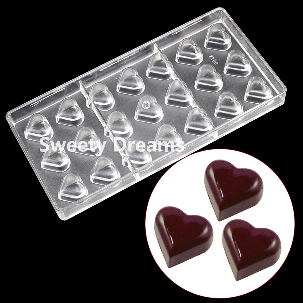 

Форма для шоколада в форме сердца, из поликарбоната