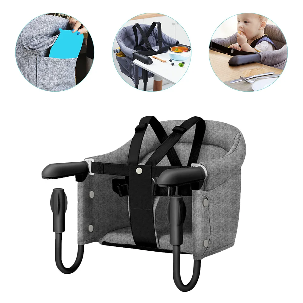 

Baby Dining Table Chairs Feeding Seats Hook High Portable Attachable Fast Plastic