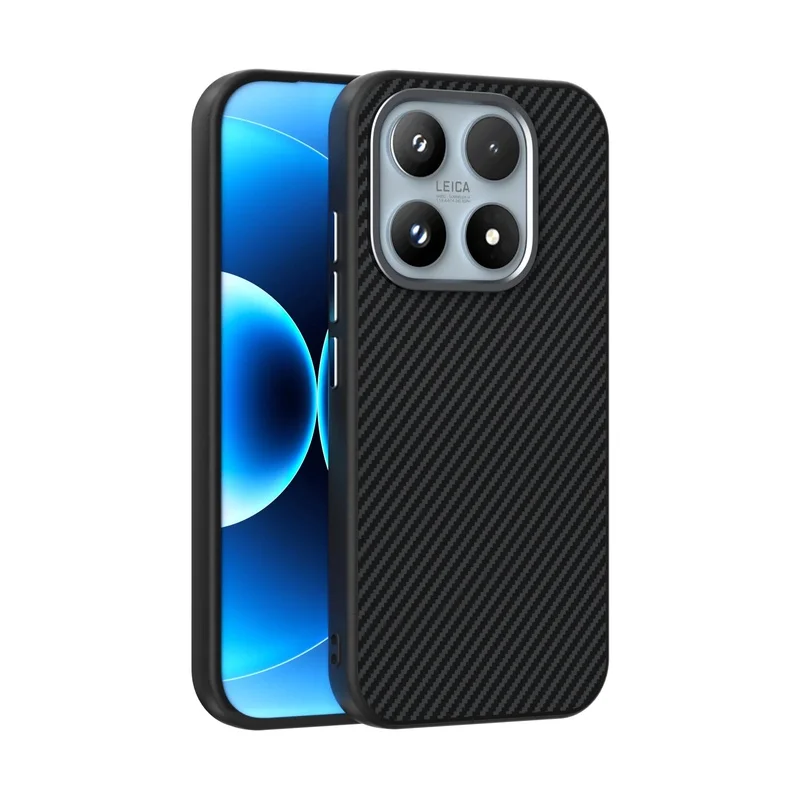 Чехол из углеродного волокна с скрытым магнитом и защитой от ударов для Xiaomi 17 Ultra, 17 Pro Max, 17 Pro, 17, 15 Ultra, 15S Pro, 15 Pro, 15 (art.: 3920dc3f22fda) - 3920dc3f22fda