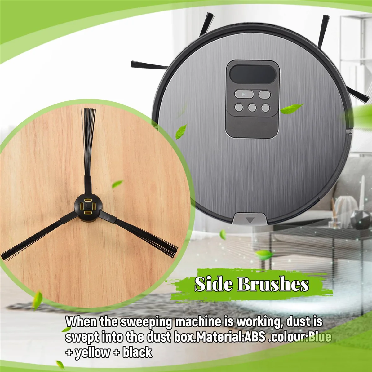 4 шт. боковые щетки для замены пылесоса Ilife X750 V8S V80 V8