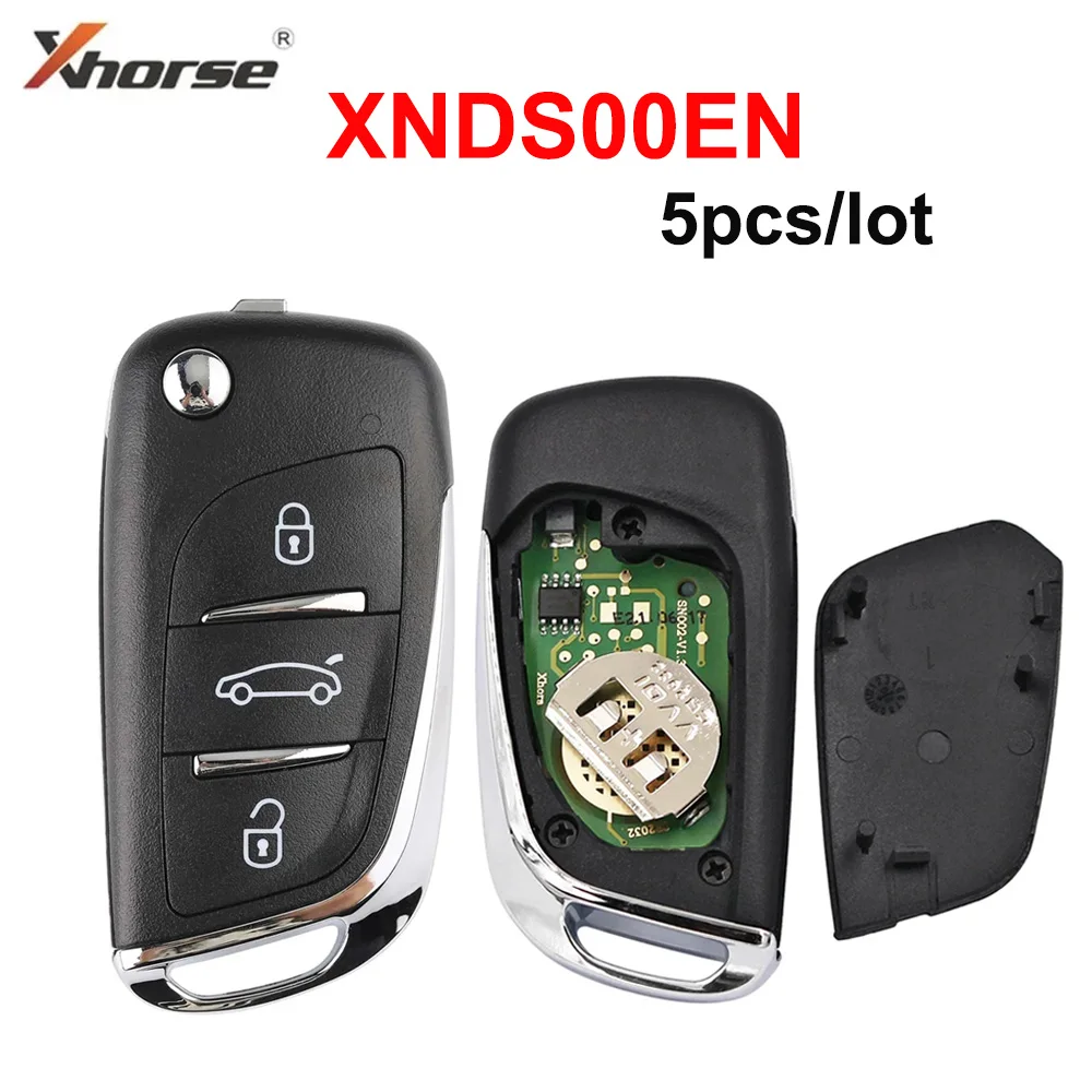5 шт./лот XHORSE XNDS00EN Универсальный дистанционный ключ для VW DS Тип дистанционного