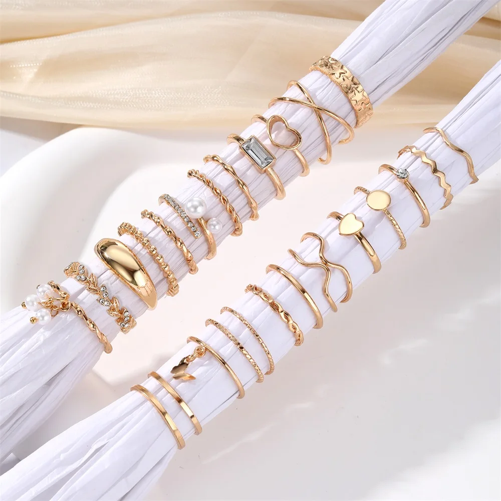 Модный набор колец IFMIA геометрической формы с бабочкой и звездами для женщин