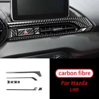for mazda mx 5 miata 09 15 7pcs real carbon fiber central ac air vent outlet trim car interior accessories car interior supplies