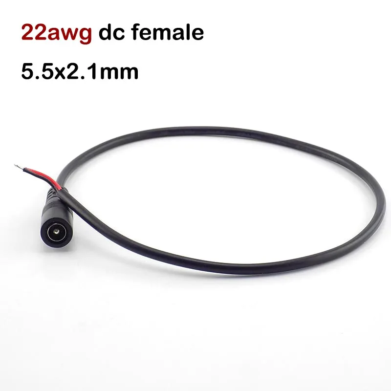 

Удлинительный кабель DC 22AWG 3A 5.5x2.1 мм 90 градусов
