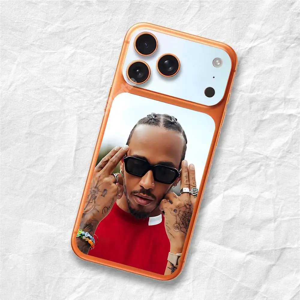 Фото LH44 L-Lewis Hamilton-S Съемная УФ-пленка для iPhone 17 Pro 17 ProMax HD-наклейка на заднюю панель №5