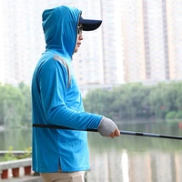 outdoor fishing shirts long sleeve sun uv protective sunscreen clothes comfortable fishing shirts sun protective hoodie