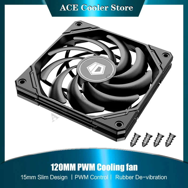 12015 шт. чехол Fan 15 мм ультратонкий вентилятор водяного кулера для процессора 4