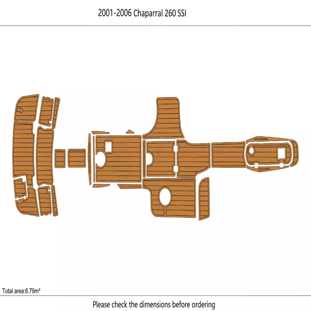 2001-2006 Chaparral 260 SSI Specs платформа для плавания в кабине 1/4 дюйма 6 мм пол из ЭВА SeaDek