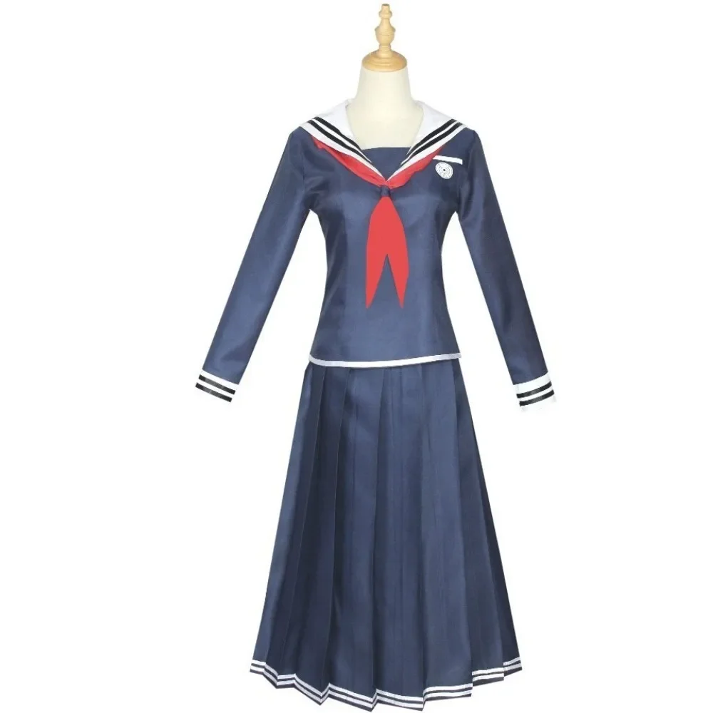 Аниме Danganronpa Toko Fukawa Косплей Костюм Очки JK Униформа Наряд Платье Для Взрослых