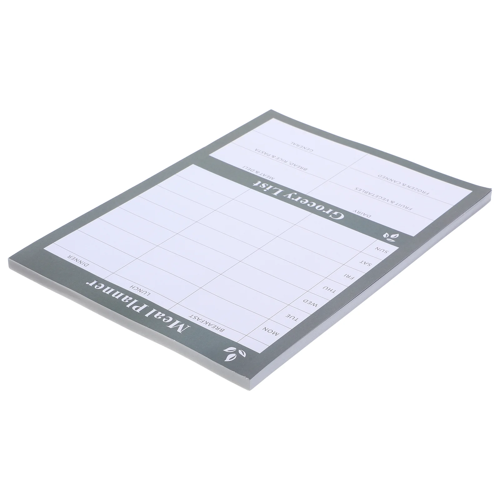 Диетический блокнот для еды еженедельный ужин меню календарь планировщик