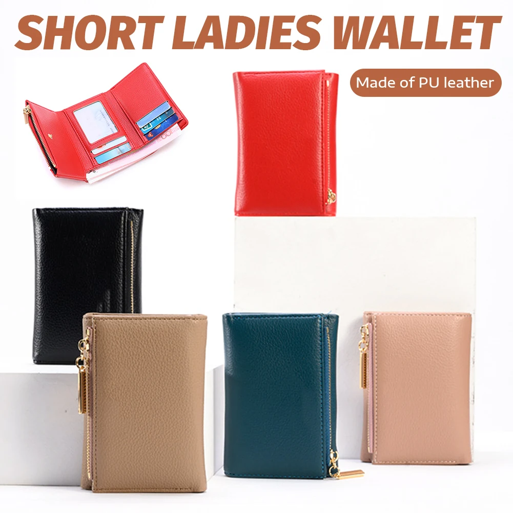 

Hot Selling PU Leather Tri-Fold Wallet Exquisite Workmanship for Business