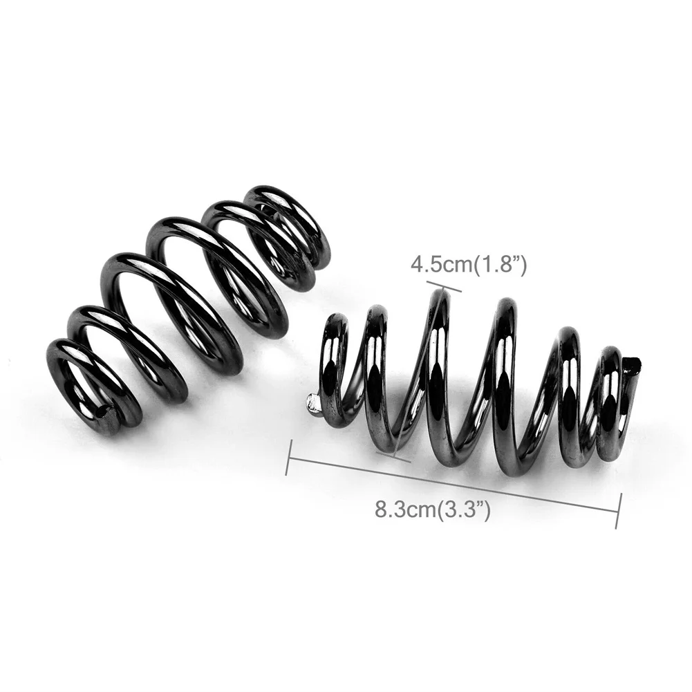 

Springs Set Seat Bracket Mounting 2X 3 Inch Black Motorcycle Accessories