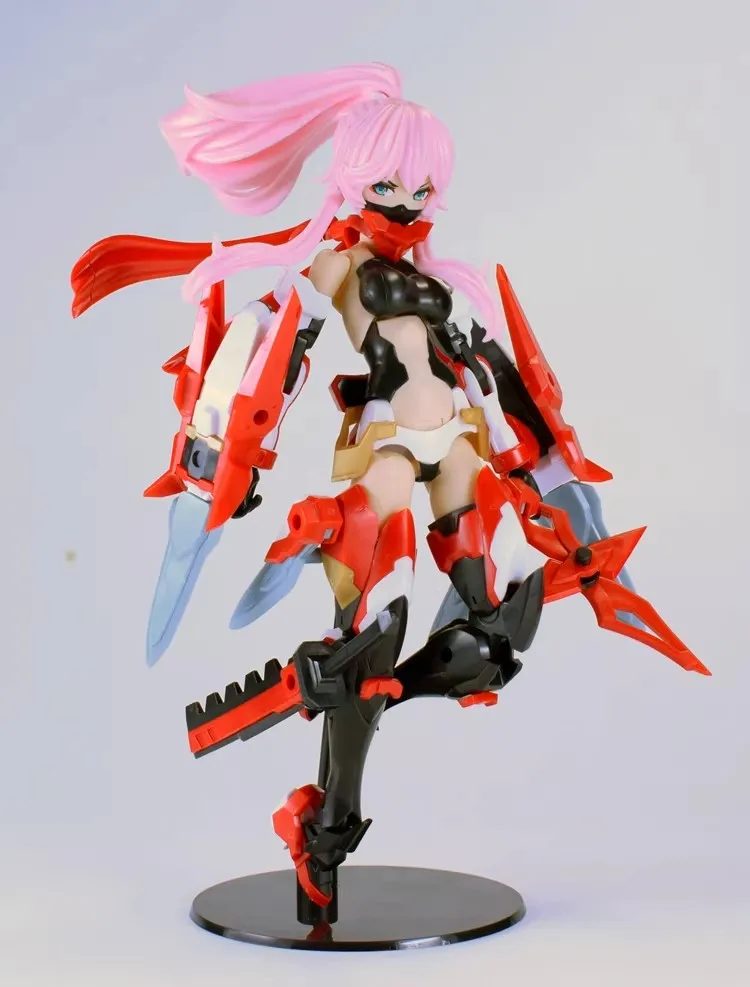 Фото SH STUDIO FS18 1/12 Mecha Girl Goddess Device ASRA Spring Hair Long Hair Смола GK Модифицированные детали Модель на складе №5
