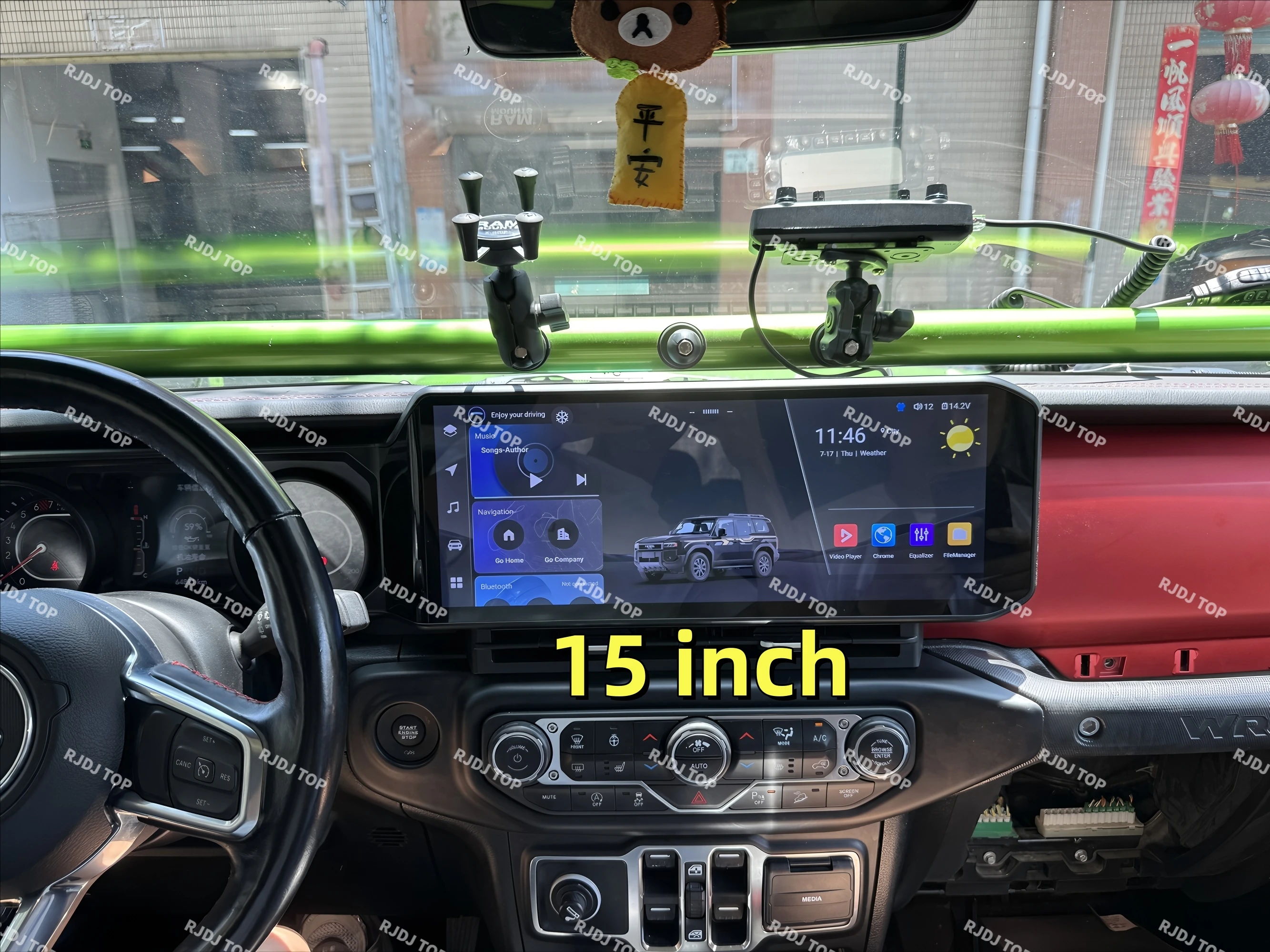

Мультимедийный Android 14, экранный плеер, автомагнитола, стерео для Jeep Wrangler JL Gladiator, GPS-навигация, видеоприемник, головное устройство