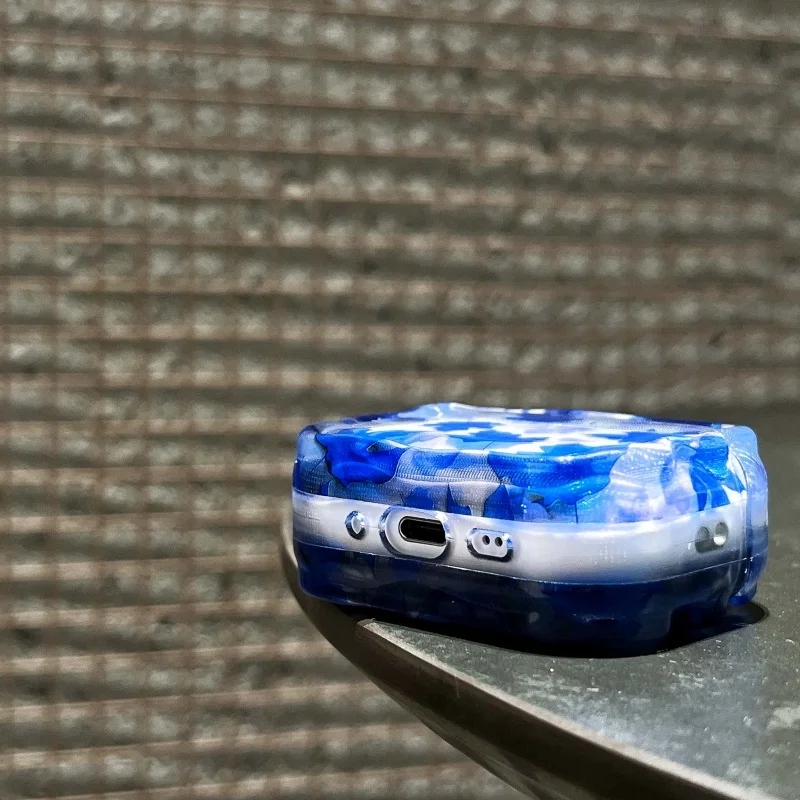 Простой чехол для наушников IMD с узором кленового листа и кольцом для Airpods Pro, Pro2, Pro3, 1, 2, 3, 4 (art.: 3920d3bf66bec) - 3920d3bf66bec
