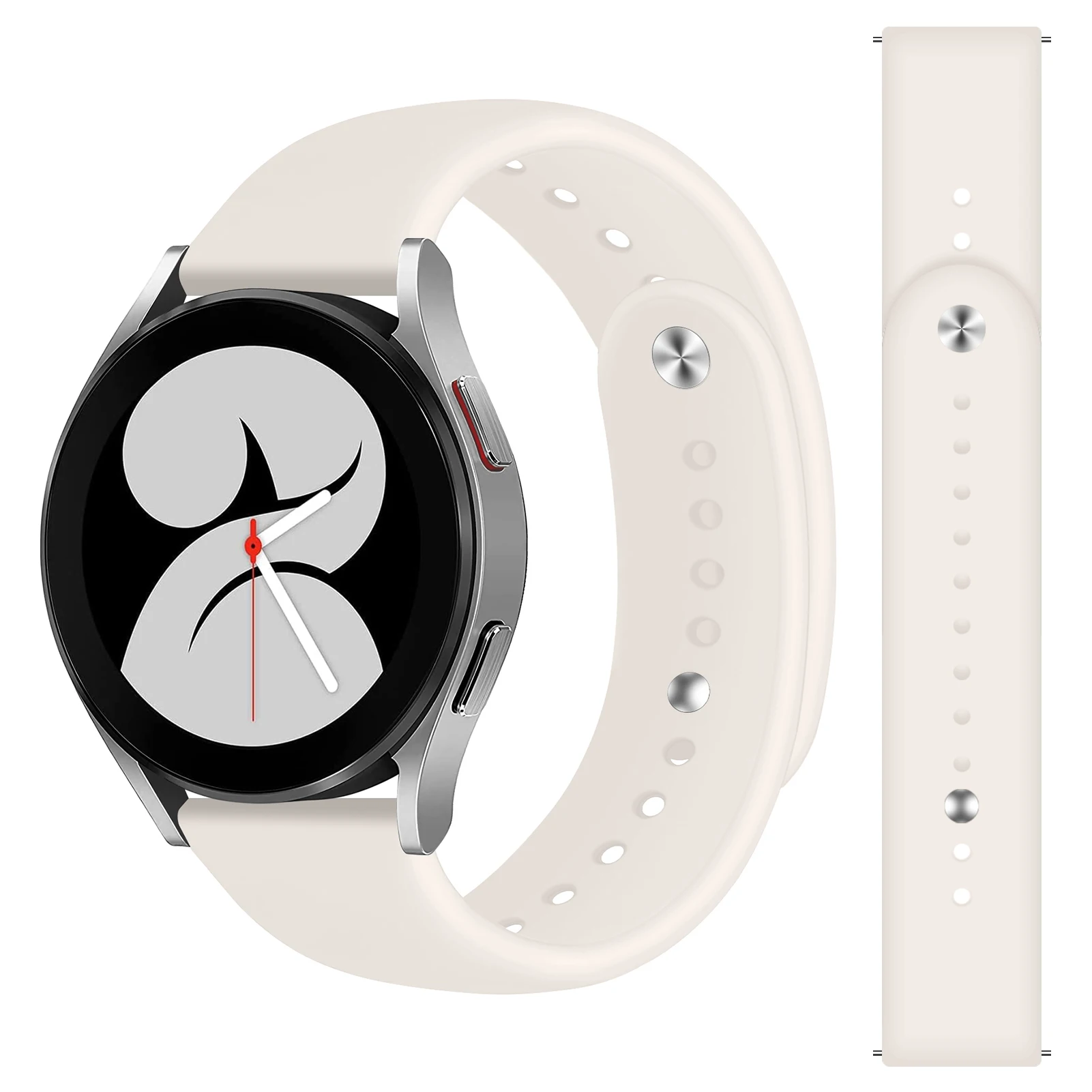 Ремешок силиконовый для Samsung Galaxy watch 6 4 Classic/5 pro/active 2/3/S3 браслет наручных часов huawei