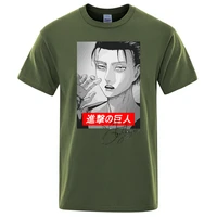 attack on titan japan anime mens t shirts vintage loose t shirts fashion breathable t shirt pattern sweat soft brand mens tops
