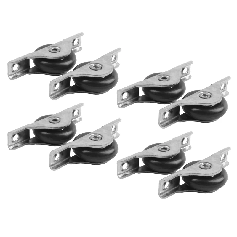 

8 Pcs Nylon Single Axle Sliding Door Roller Window Sash Pulley Wheel